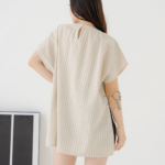 Zara Sleek Linen - 100% Linen Rounded Neck - Image 2