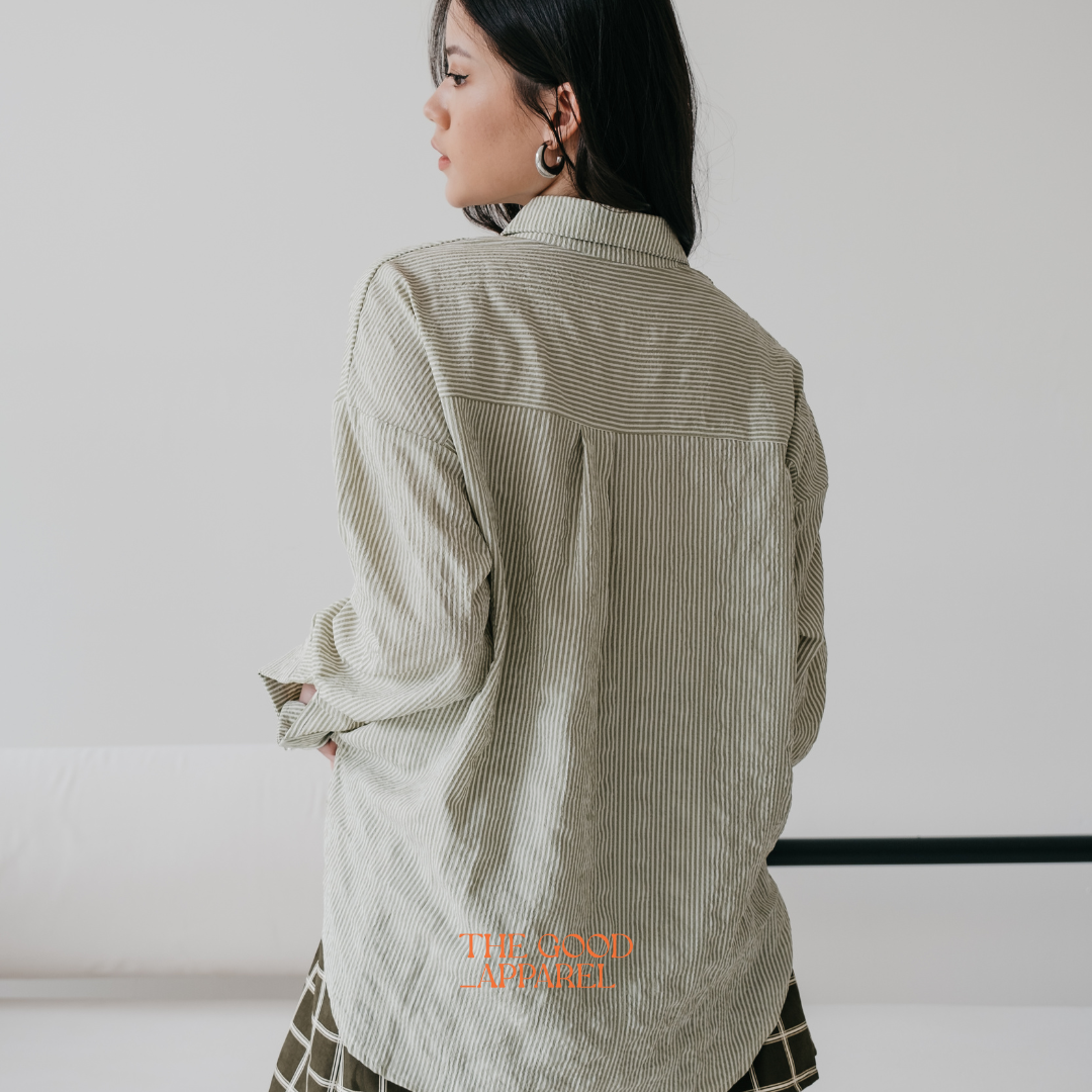 Alaia Stripes Ironless Blouse - Image 4
