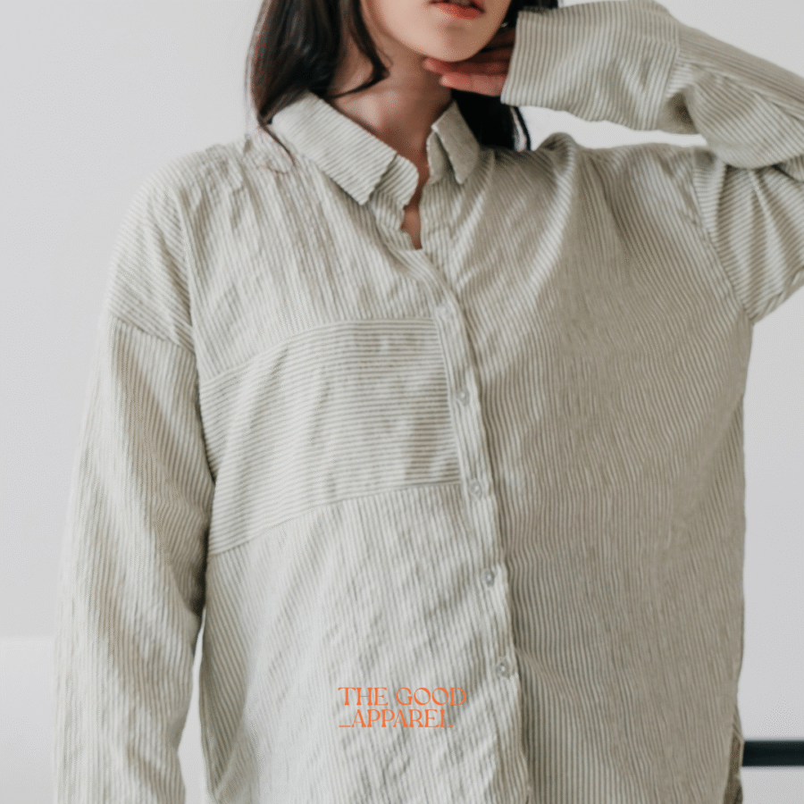 Alaia Stripes Ironless Blouse - Image 3