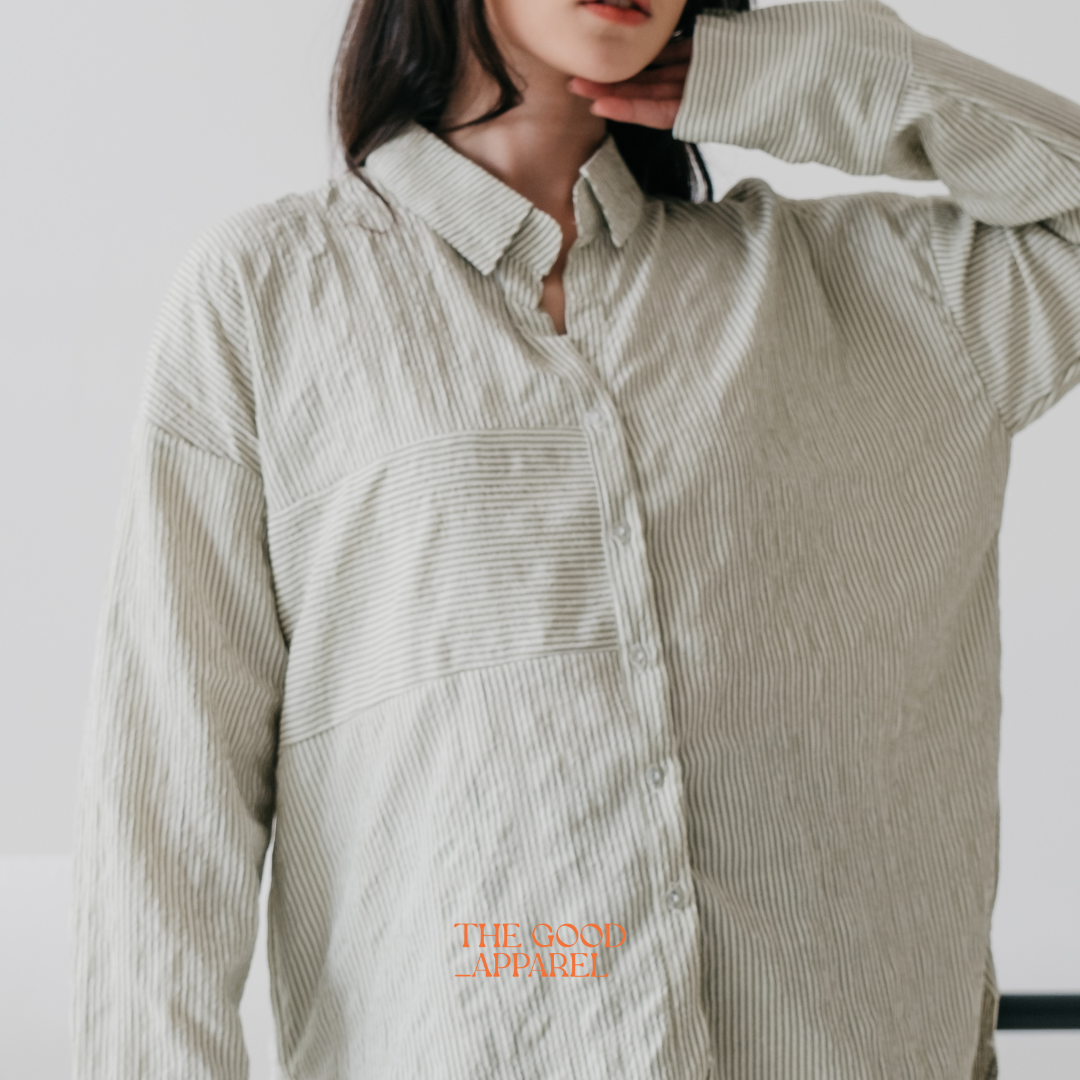 Alaia Stripes Ironless Blouse - Image 3