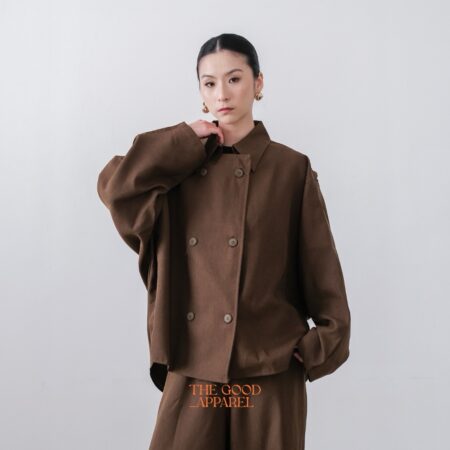 Noelle Semi Wool Buttoned Outer