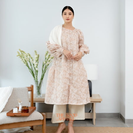Tunic Raya Cotton Lace Pink